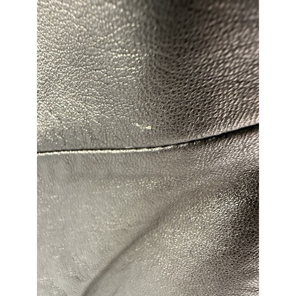 ANNE KLEIN VINTAGE GENUINE LEATHER (LAMB SKIN) B/W-JACKET SIZE L TIMELESS, 🤩 - Picture 13 of 16